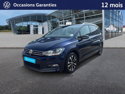 Occasion VOLKSWAGEN Touran 2.0 TDI 150 IQ.Drive DSG7 7 places / Toit Panoramique / APP Connect / GPS / Caméra / Attelage 2019 Bleu Atlantique Métallisée 21 989 € à Haguenau
