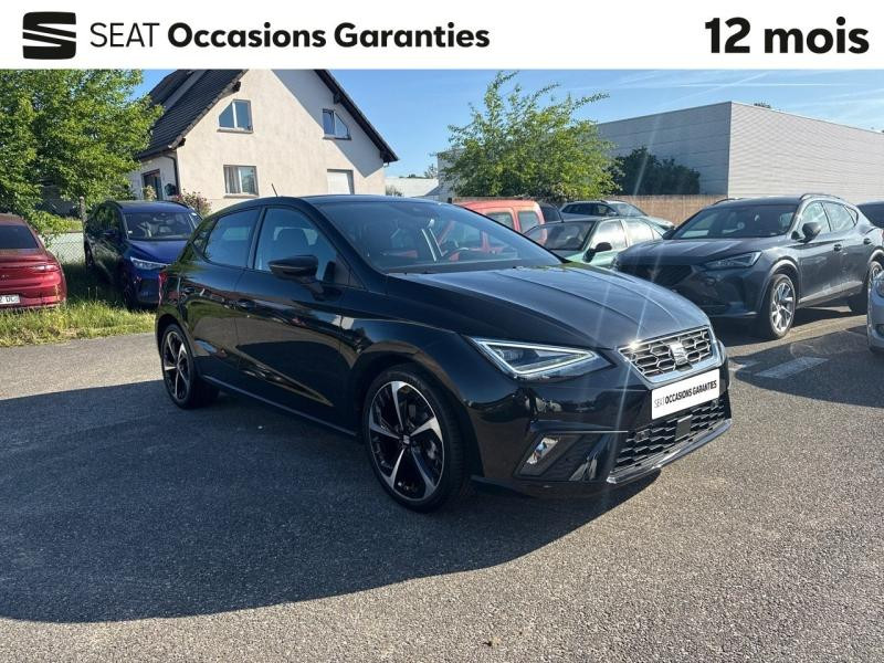 Occasion SEAT Ibiza 1.0 EcoTSI 110 FR DSG7 / GPS / Caméra / Keyless / Feux LED / Régulateur Adaptatif 2022 Noir Minuit métal 18989 € à Haguenau