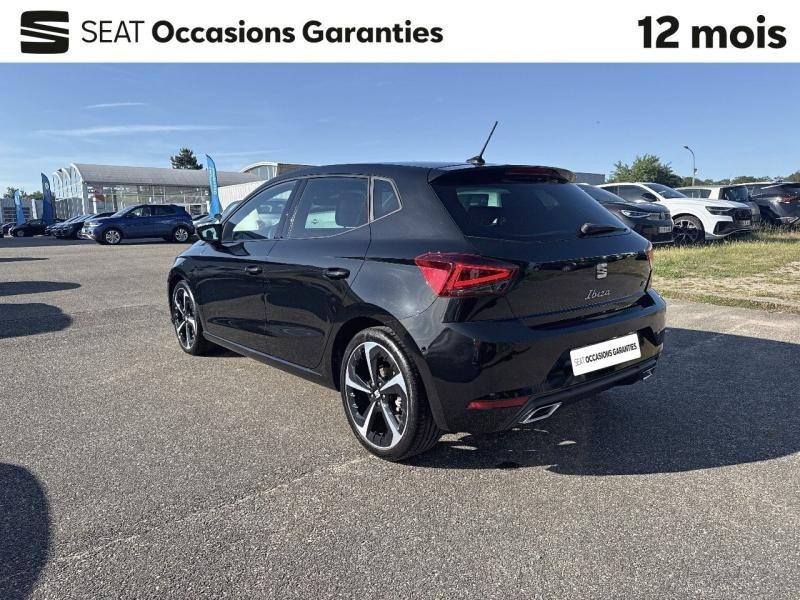 Occasion SEAT Ibiza 1.0 EcoTSI 110 FR DSG7 / GPS / Caméra / Keyless / Feux LED / Régulateur Adaptatif 2022 Noir Minuit métal 18989 € à Haguenau