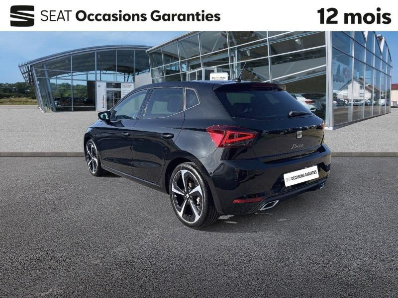 Occasion SEAT Ibiza 1.0 EcoTSI 110 FR DSG7 / GPS / Caméra / Keyless / Feux LED / Régulateur Adaptatif 2022 Noir Minuit métal 18989 € à Haguenau