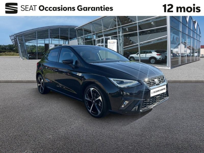 Occasion SEAT Ibiza 1.0 EcoTSI 110 FR DSG7 / GPS / Caméra / Keyless / Feux LED / Régulateur Adaptatif 2022 Noir Minuit métal 18989 € à Haguenau
