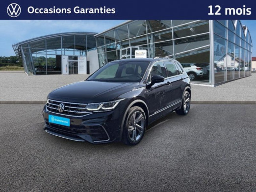 Used VOLKSWAGEN Tiguan 1.5 TSI 150 R-Line DSG7 / GPS / Caméra / Coffre Electrique / Keyless / Sièges Chauffants 2022 Noir Intense nacrée € 31,489 in Haguenau