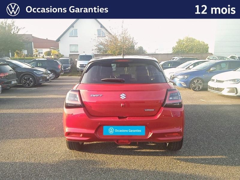Occasion SUZUKI Swift 1.2 Hybrid 83 ch Privilège Auto / CAMERA / SIEGES CHAUFFANTS / APPLE CAR PLAY 2025 Burn Red Pearl Metal/Toit Black 18989 € à Haguenau