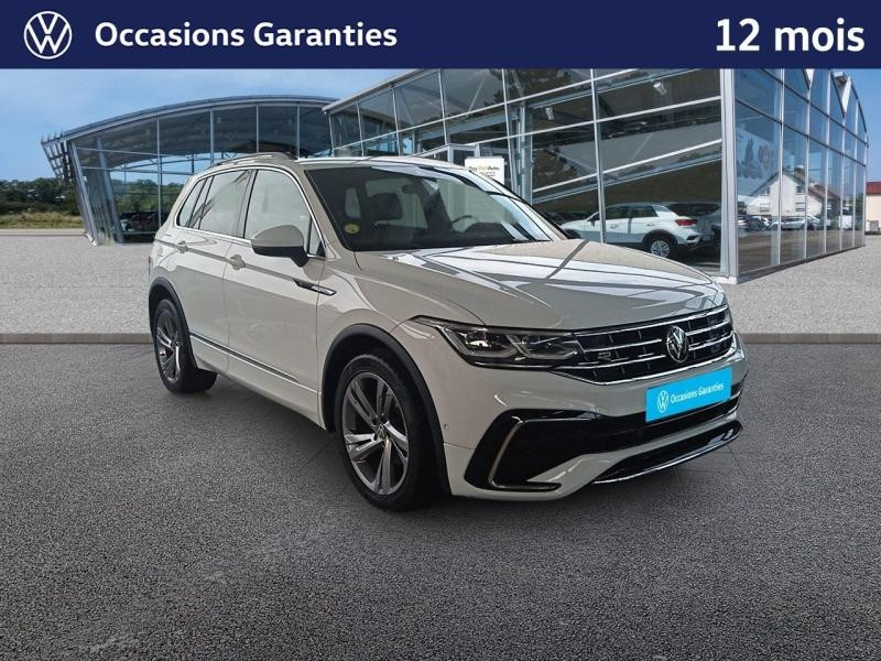 Occasion VOLKSWAGEN Tiguan 2.0 TDI 150 R-Line DSG7 / GPS / Caméra / Feux LED / Keyless / Hayon Electrique 2022 Blanc Pur 29989 € à Haguenau