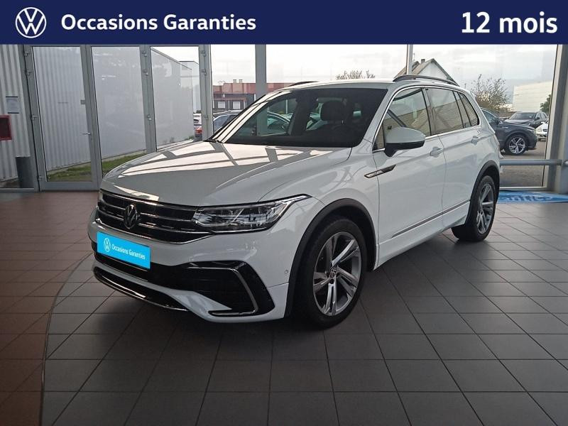 Occasion VOLKSWAGEN Tiguan 2.0 TDI 150 R-Line DSG7 / GPS / Caméra / Feux LED / Keyless / Hayon Electrique 2022 Blanc Pur 29989 € à Haguenau