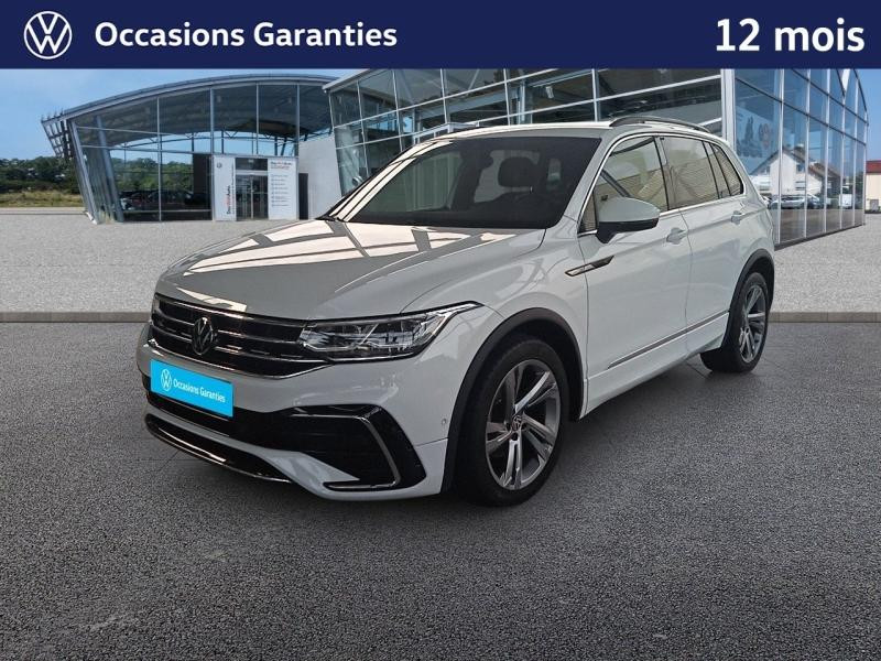 Occasion VOLKSWAGEN Tiguan 2.0 TDI 150 R-Line DSG7 / GPS / Caméra / Feux LED / Keyless / Hayon Electrique 2022 Blanc Pur 29989 € à Haguenau