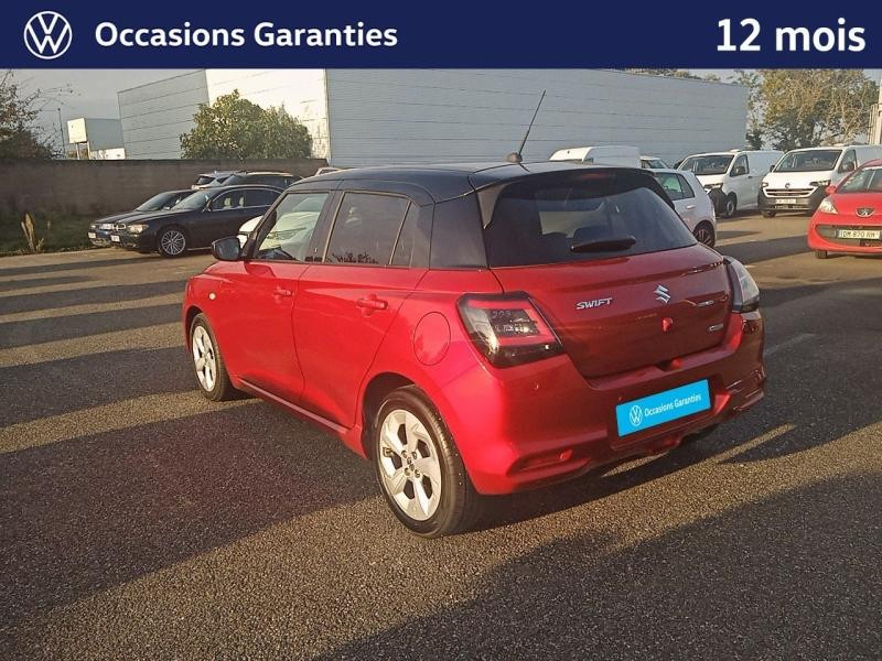 Occasion SUZUKI Swift 1.2 Hybrid 83 ch Privilège Auto / CAMERA / SIEGES CHAUFFANTS / APPLE CAR PLAY 2025 Burn Red Pearl Metal/Toit Black 18989 € à Haguenau