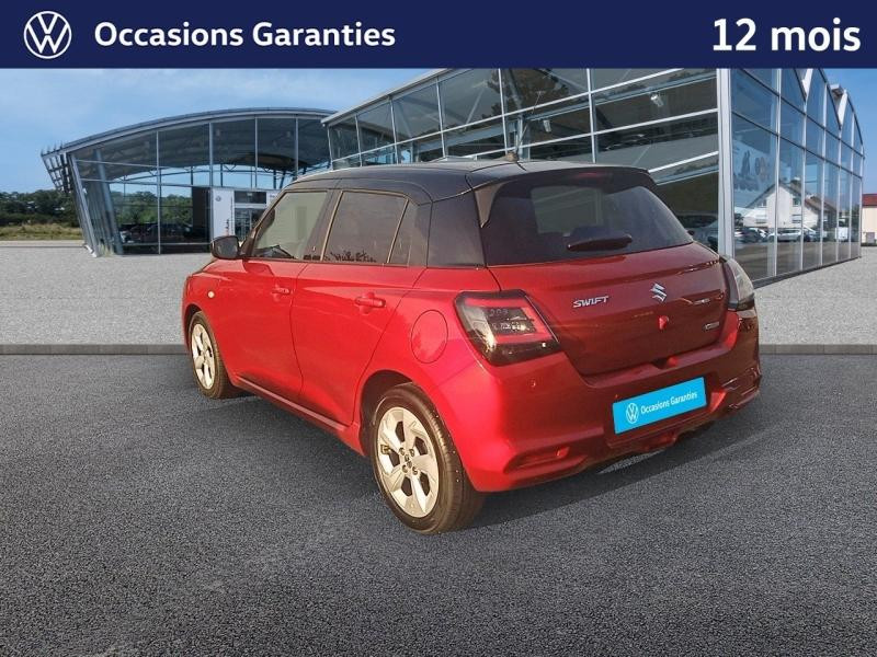Occasion SUZUKI Swift 1.2 Hybrid 83 ch Privilège Auto / CAMERA / SIEGES CHAUFFANTS / APPLE CAR PLAY 2025 Burn Red Pearl Metal/Toit Black 18989 € à Haguenau