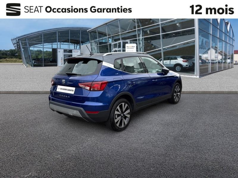 Used SEAT Arona 1.0 TSI 110 Xcellence DSG7 / GPS / Caméra / Feux LED / Jantes 17  Dynamic Machined 2021 Bleu Asphalte Métal/Toit Gris Magnétique € 18989 in Haguenau