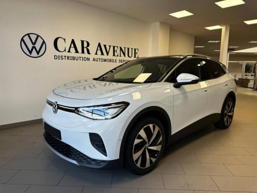 Occasion VOLKSWAGEN ID.4 286ch Pro 77 kWh Life Max 2025 Blanc Glacier Métallisée / Toit Noir 42 989 € à Haguenau