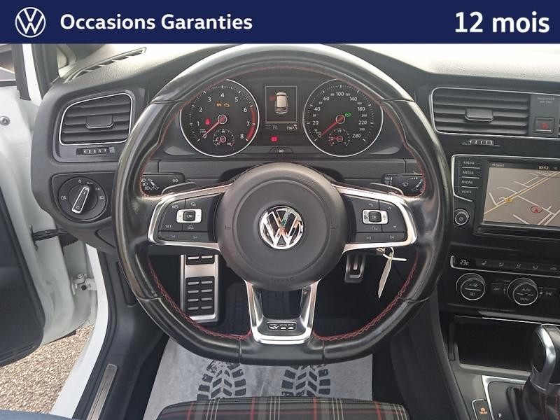 Occasion VOLKSWAGEN Golf 2.0 TSI 230 ch GTI Performance DSG6 5p / SIEGES CHAUFFANTS / RADARS / GPS / REGULATEUR 2016 Blanc 20989 € à Haguenau