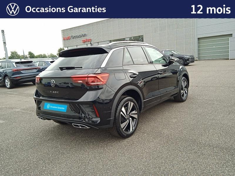 Used VOLKSWAGEN T-Roc 1.5 TSI Evo2 150 ch type R-Line DSG7 / APP CONNECT / SIEGES ET VOLANTS CHAUFFANTS / CAMERA / H 2025 Noir Intense nacrée € 33489 in Haguenau
