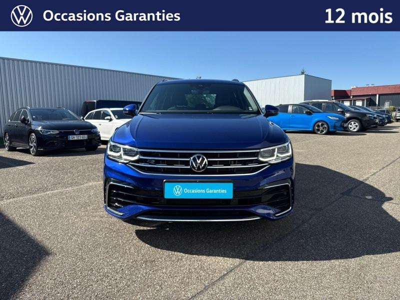 Occasion VOLKSWAGEN Tiguan 2.0 TDI 150 R-Line DSG7 / Amortisseurs DCC / Caméra 360 / Jantes 20  SUZUKA / Feux Matrix LED 2022 Bleu Lapiz métallisée 30989 € à Haguenau