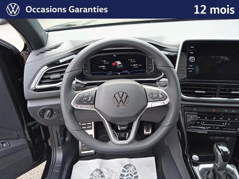 Used VOLKSWAGEN T-Roc 1.5 TSI Evo2 150 ch type R-Line DSG7 / APP CONNECT / SIEGES ET VOLANTS CHAUFFANTS / CAMERA / H 2025 Noir Intense nacrée € 33489 in Haguenau