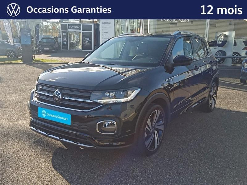 Occasion VOLKSWAGEN T-Cross 1.0 TSI 110 ch R-Line Tech DSG7 / GPS / CAMERA / SIEGES CHAUFFANTS 2023 Noir Intense nacrée 22989 € à Haguenau
