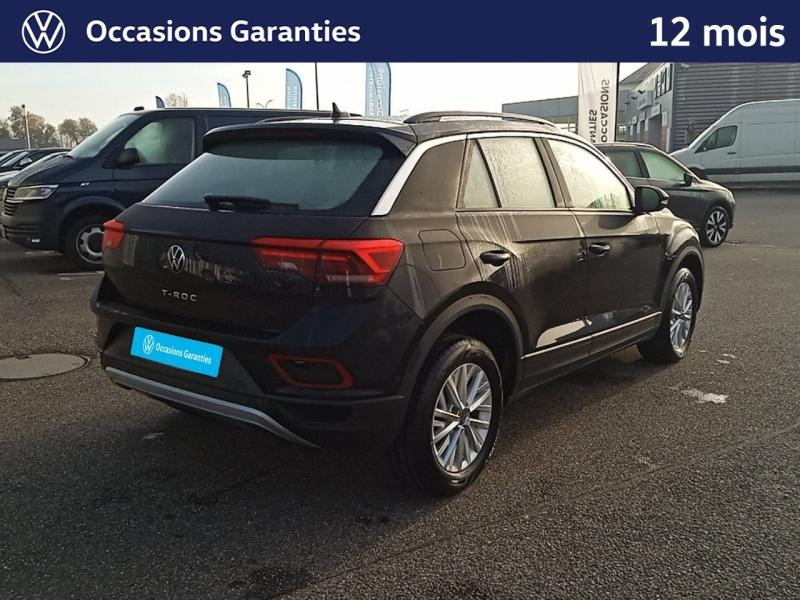 Occasion VOLKSWAGEN T-Roc 1.5 TSI EVO 150 ch Life DSG7 / KEYLESS / CAMERA / 2022 Noir Intense nacrée 24989 € à Haguenau