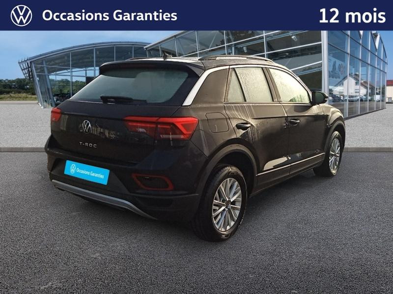 Occasion VOLKSWAGEN T-Roc 1.5 TSI EVO 150 ch Life DSG7 / KEYLESS / CAMERA / 2022 Noir Intense nacrée 24989 € à Haguenau