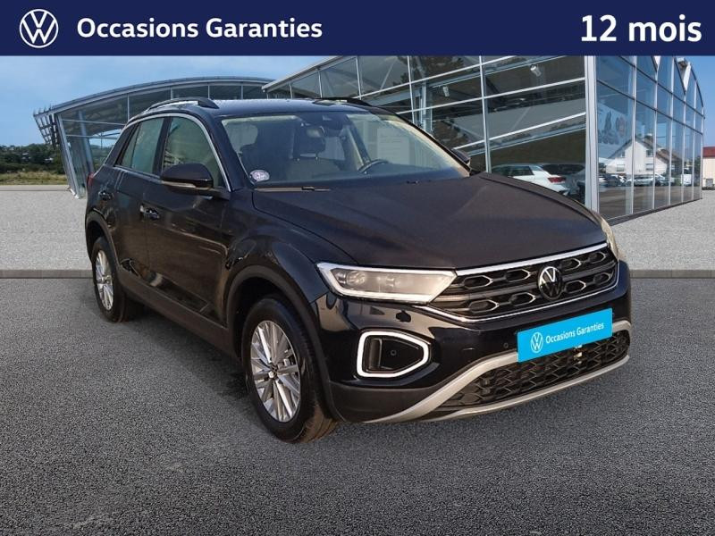 Occasion VOLKSWAGEN T-Roc 1.5 TSI EVO 150 ch Life DSG7 / KEYLESS / CAMERA / 2022 Noir Intense nacrée 24989 € à Haguenau