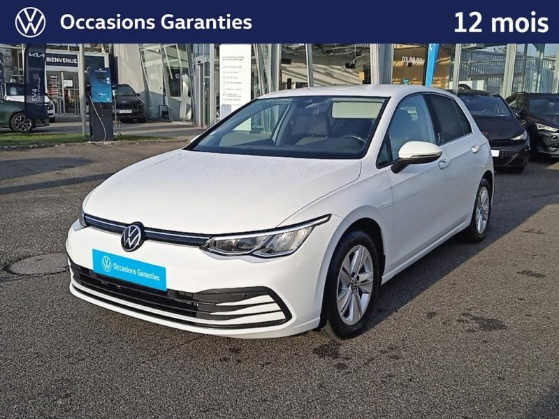 Occasion VOLKSWAGEN Golf 1.5 eTSI 150 Life Business 1st DSG7 / GPS / Caméra / Feux LED / Régulateur Adaptatif 2021 Blanc Pur 21489 € à Haguenau