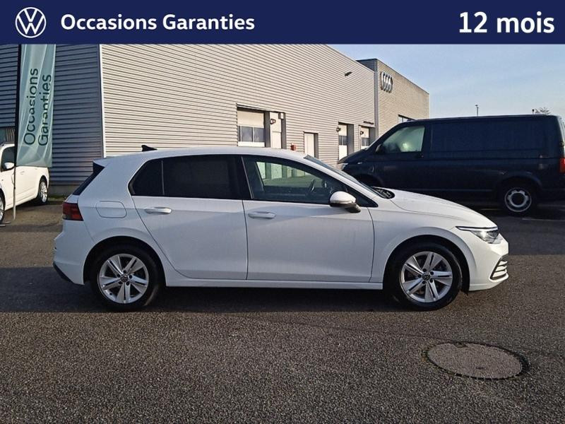 Occasion VOLKSWAGEN Golf 1.5 eTSI 150 Life Business 1st DSG7 / GPS / Caméra / Feux LED / Régulateur Adaptatif 2021 Blanc Pur 21489 € à Haguenau