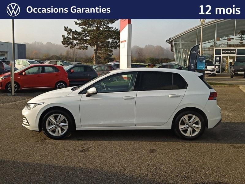 Occasion VOLKSWAGEN Golf 1.5 eTSI 150 Life Business 1st DSG7 / GPS / Caméra / Feux LED / Régulateur Adaptatif 2021 Blanc Pur 21489 € à Haguenau