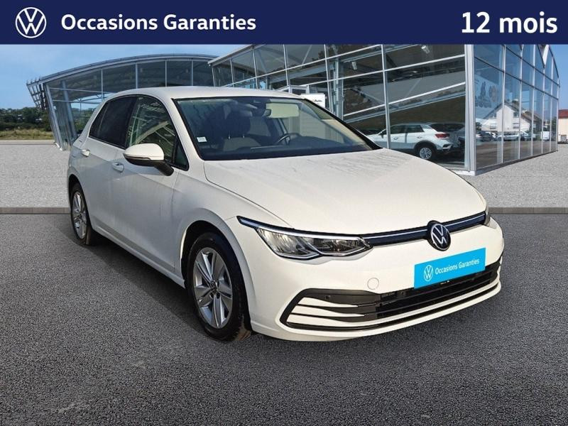 Occasion VOLKSWAGEN Golf 1.5 eTSI 150 Life Business 1st DSG7 / GPS / Caméra / Feux LED / Régulateur Adaptatif 2021 Blanc Pur 21489 € à Haguenau