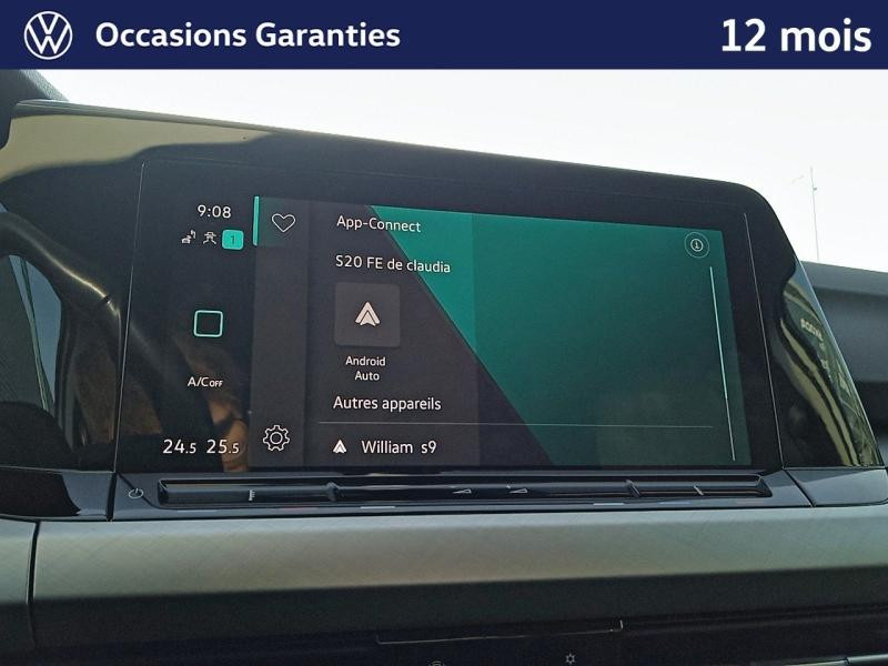 Occasion VOLKSWAGEN Golf 1.5 eTSI 150 Life Business 1st DSG7 / GPS / Caméra / Feux LED / Régulateur Adaptatif 2021 Blanc Pur 21489 € à Haguenau