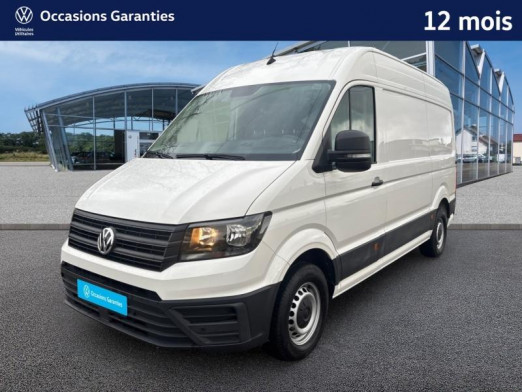 Occasion VOLKSWAGEN Crafter Fg 35 L4H3 2.0 TDI 140 Business Traction / APP Connect / Caméra / Aide au Stationnement / Ré 2023 Blanc Candy 35 489 € à Haguenau