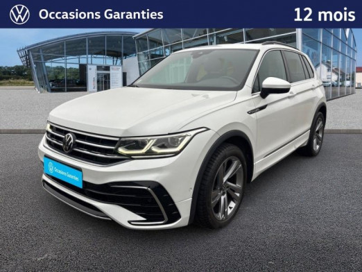 Occasion VOLKSWAGEN Tiguan 2.0 TDI 150 R-Line DSG7 / GPS / Caméra 360 / Keyless / Hayon Electrique / Feux LED 2022 Blanc Oryx nacrée 33 889 € à Haguenau