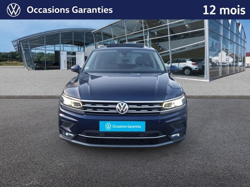 Used VOLKSWAGEN Tiguan 2.0 TDI 150 ch Carat Exclusive DSG7 / KEYLESS / APP CONNECT / SIEGES CUIRS ET CHAUFFANTS A ME 2018 Bleu Atlantique € 24989 in Haguenau