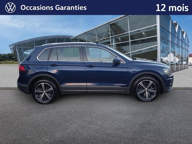 Used VOLKSWAGEN Tiguan 2.0 TDI 150 ch Carat Exclusive DSG7 / KEYLESS / APP CONNECT / SIEGES CUIRS ET CHAUFFANTS A ME 2018 Bleu Atlantique € 24989 in Haguenau