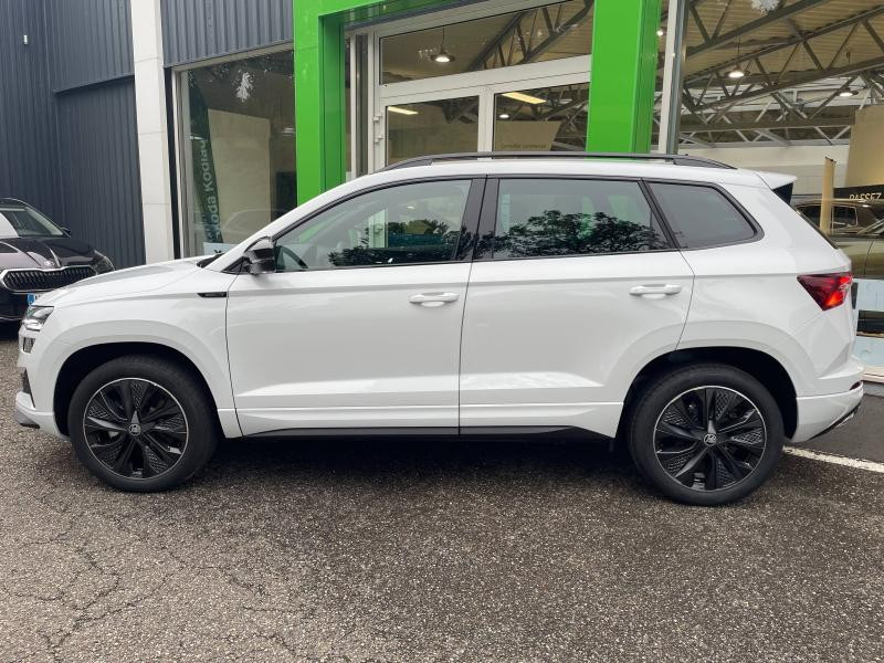 Used SKODA Karoq 1.5 TSI ACT 150ch Sportline DSG7 2025 Blanc Lune métallisée € 37489 in Haguenau