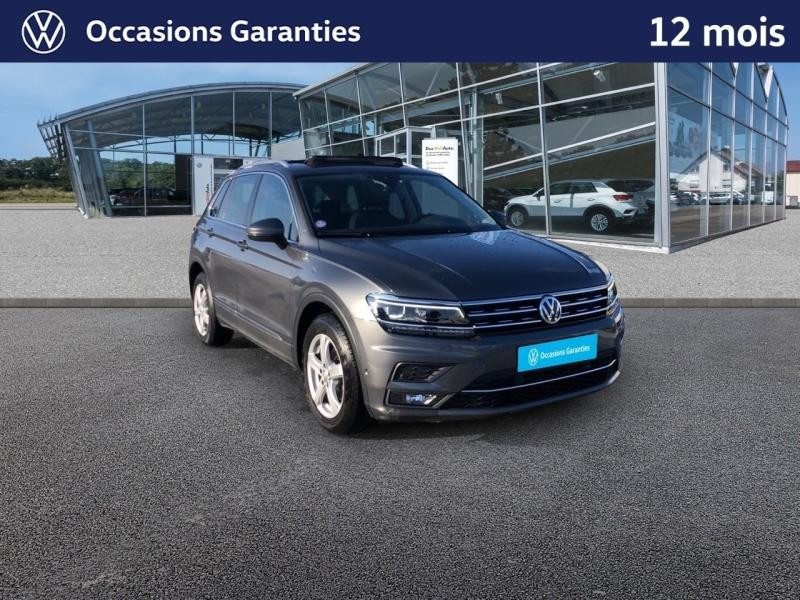Used VOLKSWAGEN Tiguan 1.5 TSI EVO150 Carat DSG7 / APP Connect / GPS / Caméra / Keyless / Affichage Tête Haute 2019 Gris Indium € 25989 in Haguenau