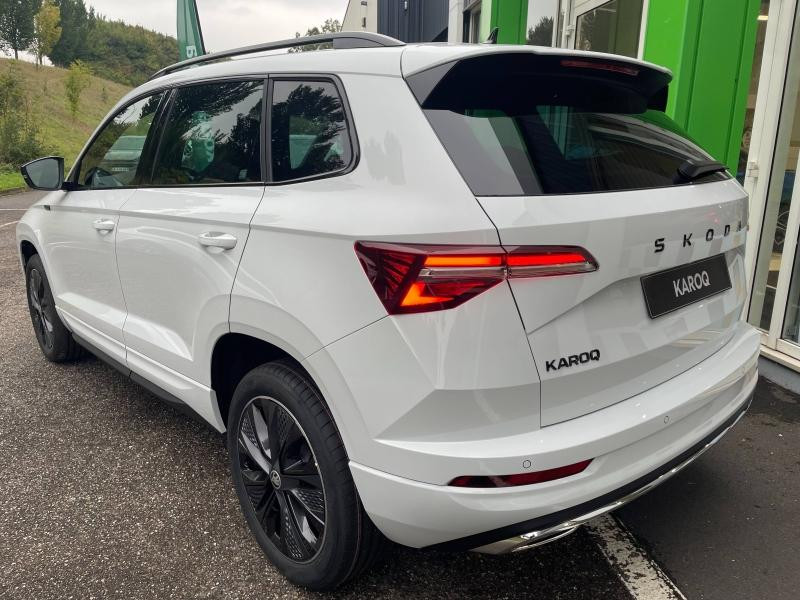 Used SKODA Karoq 1.5 TSI ACT 150ch Sportline DSG7 2025 Blanc Lune métallisée € 37489 in Haguenau