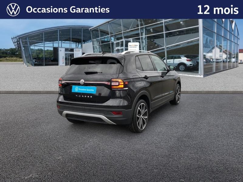 Used VOLKSWAGEN T-Cross 1.0 TSI 115 Carat / Active Info Display / GPS / Caméra / Sièges Chauffants / Keyless 2019 Noir Intense nacrée € 16689 in Haguenau