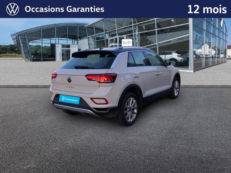 Used VOLKSWAGEN T-Roc 1.5 TSI EVO 150ch Style / GPS / Keyless / Feux LED / Sièges Chauffants / Régulateur Adaptatif 2023 Gris Ascot/Toit Noir € 25489 in Haguenau
