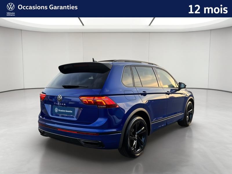 Used VOLKSWAGEN Tiguan 2.0 TDI 150 R-Line Exclusive DSG7 / Toit Panoramique / Cuir / GPS / Caméra 360 / Hayon Electr 2022 Bleu Lapiz métallisée € 34989 in Haguenau