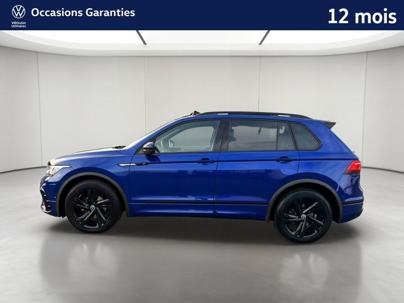 Used VOLKSWAGEN Tiguan 2.0 TDI 150 R-Line Exclusive DSG7 / Toit Panoramique / Cuir / GPS / Caméra 360 / Hayon Electr 2022 Bleu Lapiz métallisée € 34989 in Haguenau