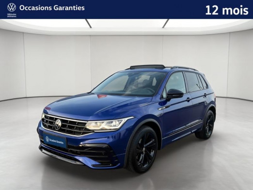 Used VOLKSWAGEN Tiguan 2.0 TDI 150 R-Line Exclusive DSG7 / Toit Panoramique / Cuir / GPS / Caméra 360 / Hayon Electr 2022 Bleu Lapiz métallisée € 34,989 in Haguenau