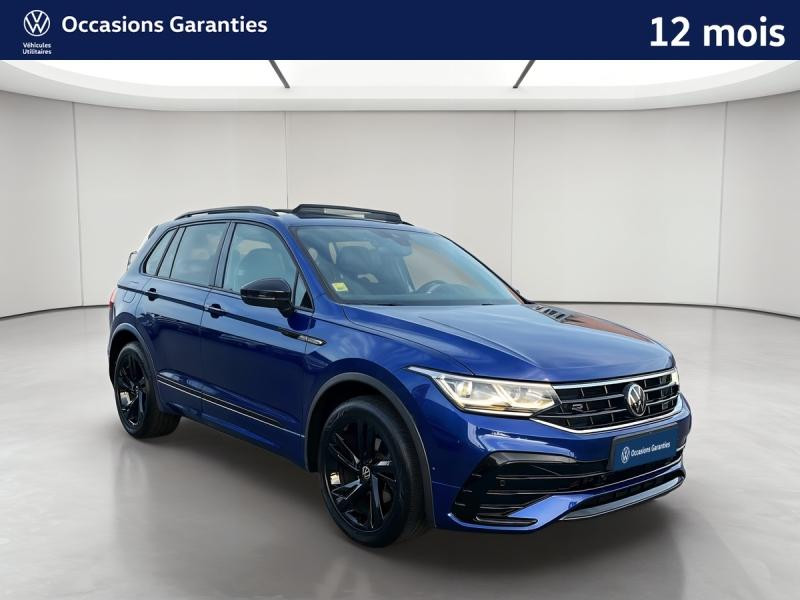Used VOLKSWAGEN Tiguan 2.0 TDI 150 R-Line Exclusive DSG7 / Toit Panoramique / Cuir / GPS / Caméra 360 / Hayon Electr 2022 Bleu Lapiz métallisée € 34989 in Haguenau