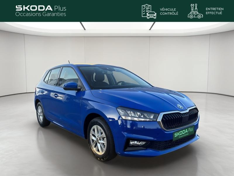 Occasion SKODA Fabia 1.0 TSI 95 ch Ambition / FULL LINK / CAMERA / REGULATEUR / 2023 Bleu 15489 € à Haguenau