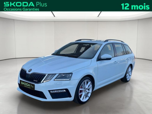 Occasion SKODA Octavia Combi 2.0 TSI 230 ch RS DSG6 / GPS / RADAR AV AR / SMART LINK 2017 Blanc 18 989 € à Haguenau