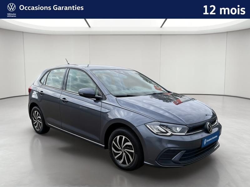 Occasion VOLKSWAGEN Polo 1.0 TSI 95 Life Plus / GPS / Aide au Stationnement / Feux LED / Régulateur 2022 Gris Cendré métallisé 16989 € à Haguenau