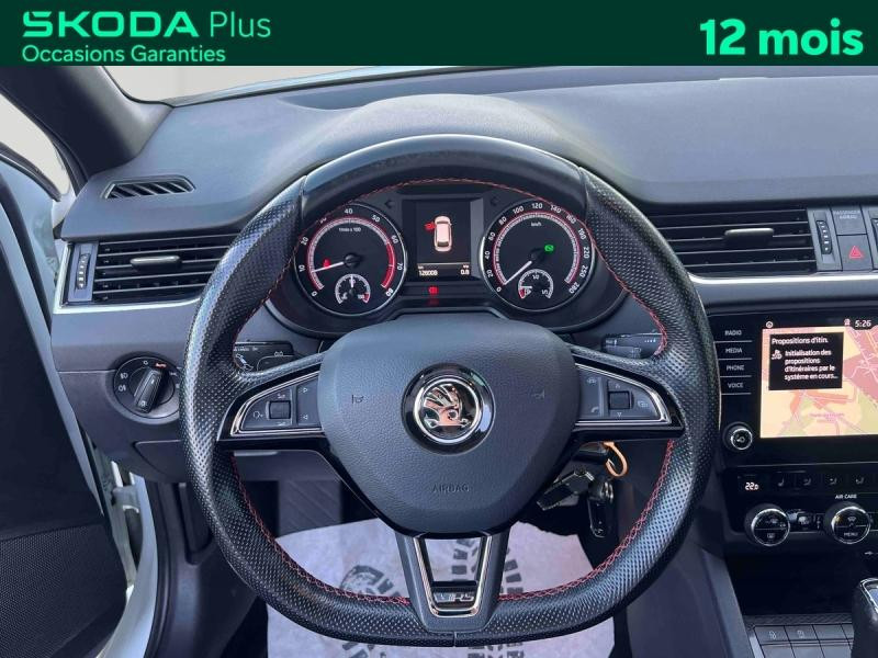 Occasion SKODA Octavia Combi 2.0 TSI 230 ch RS DSG6 / GPS / RADAR AV AR / SMART LINK 2017 Blanc 18989 € à Haguenau