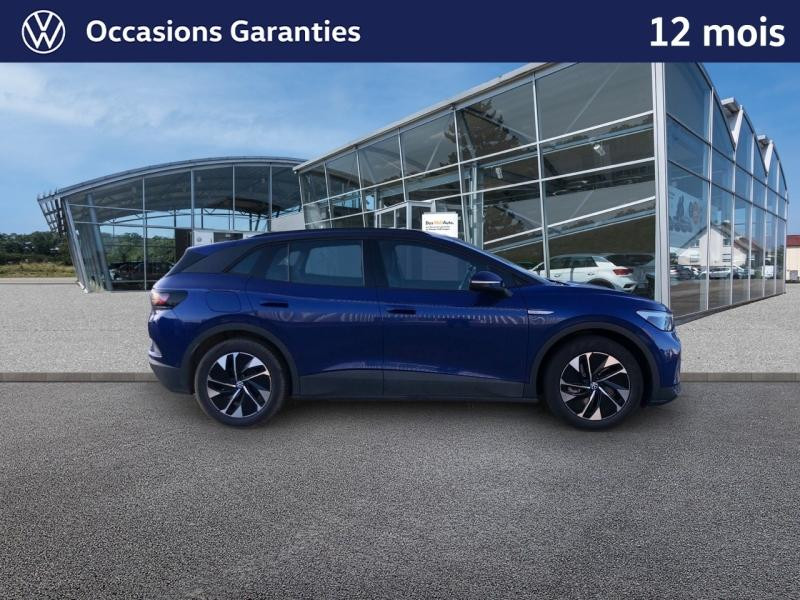 Occasion VOLKSWAGEN ID.4 174Cch Pro 77 kWh Life Plus / ACC / GPS / CAMERA / SIEGES CHAUFFANTS / APP CAR PLAY 2022 Bleu Crépuscule Métallisée 27489 € à Haguenau