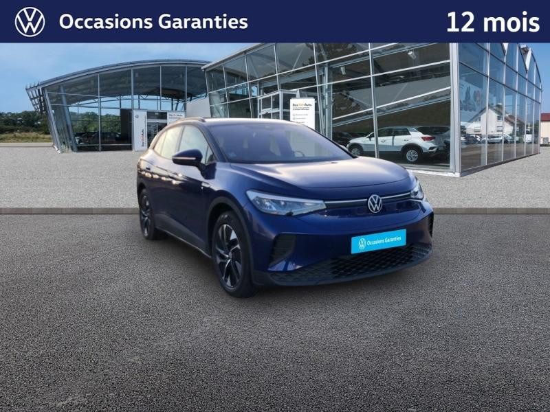 Occasion VOLKSWAGEN ID.4 174Cch Pro 77 kWh Life Plus / ACC / GPS / CAMERA / SIEGES CHAUFFANTS / APP CAR PLAY 2022 Bleu Crépuscule Métallisée 27489 € à Haguenau