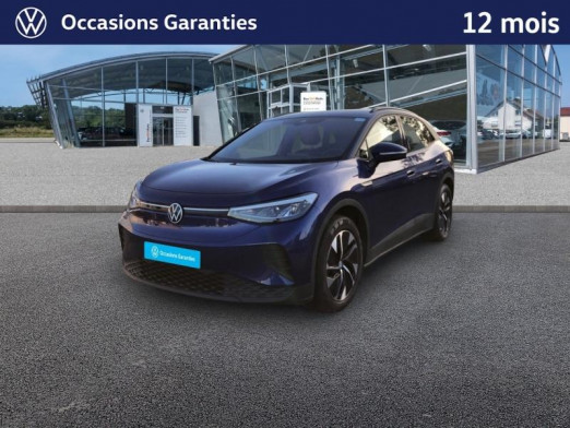Occasion VOLKSWAGEN ID.4 174Cch Pro 77 kWh Life Plus / ACC / GPS / CAMERA / SIEGES CHAUFFANTS / APP CAR PLAY 2022 Bleu Crépuscule Métallisée 27 489 € à Haguenau