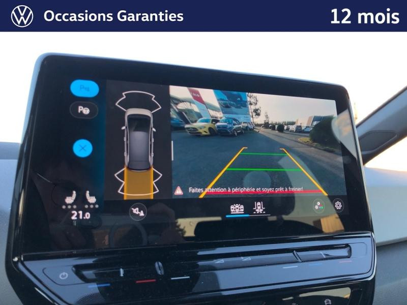 Occasion VOLKSWAGEN ID.3 204 ch Pro S 77 kWh Active / GPS / ACC / CAMERA / SIEGES ET VOLANT CHAUFFANTS / APP CONNECT 2023 Blanc Glacier Métal/Toit/Hayon Noir 21989 € à Haguenau