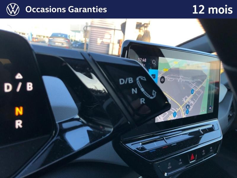 Occasion VOLKSWAGEN ID.3 204 ch Pro S 77 kWh Active / GPS / ACC / CAMERA / SIEGES ET VOLANT CHAUFFANTS / APP CONNECT 2023 Blanc Glacier Métal/Toit/Hayon Noir 21989 € à Haguenau