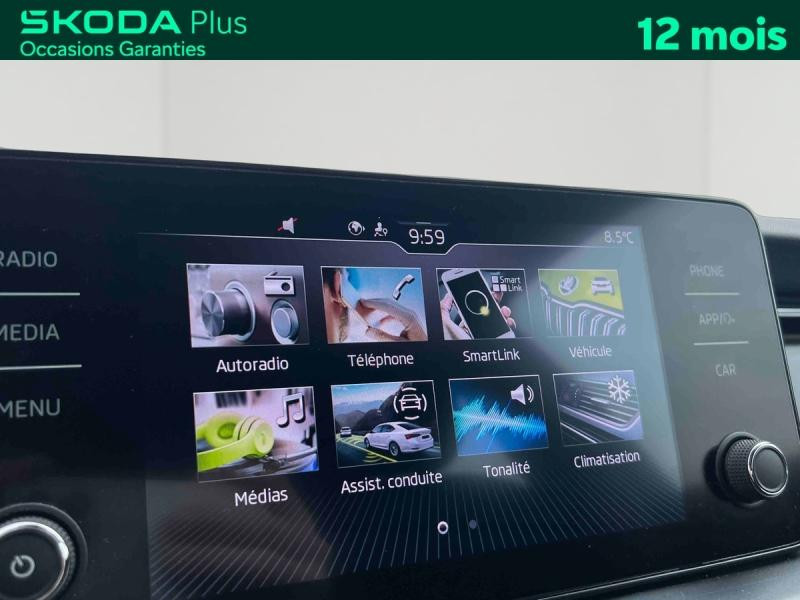 Occasion SKODA Kamiq 1.0 TSI Evo 110 Ambition / Smartlink / Feux LED / Aide au stationnement / Régulateur 2023 Bleu 17989 € à Haguenau